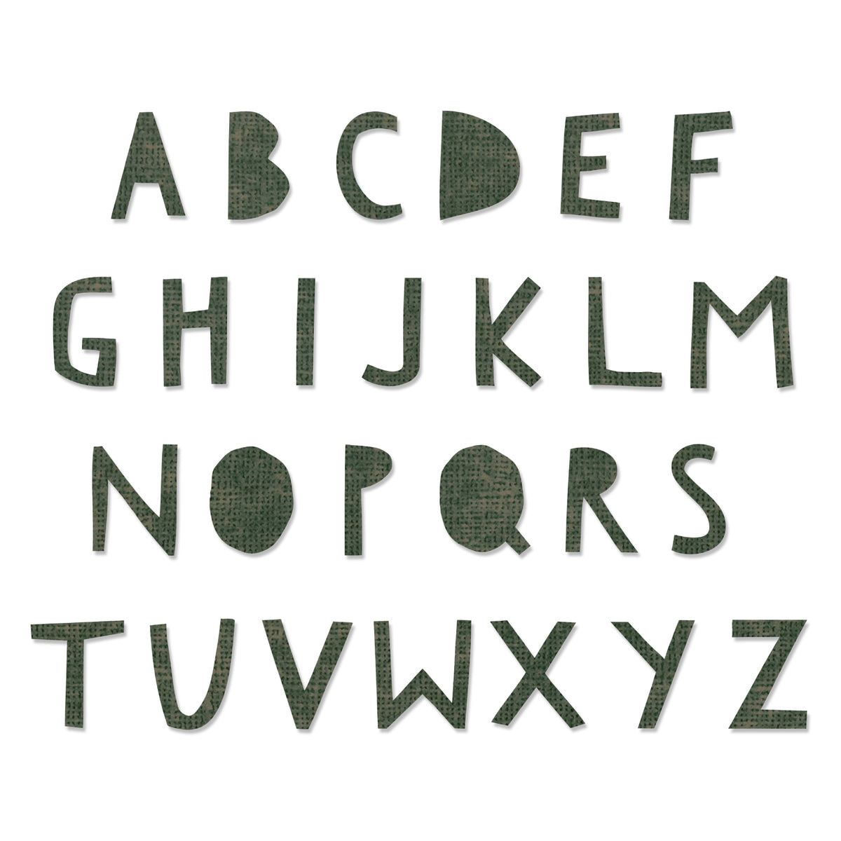 Sizzix Bigz XL Alphabet Die - Cutout Upper by Tim Holtz – Sizzix.co.uk