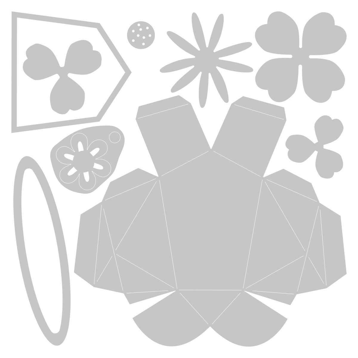 Sizzix Thinlits Die Set 9PK - Origami Rabbit – Sizzix.co.uk