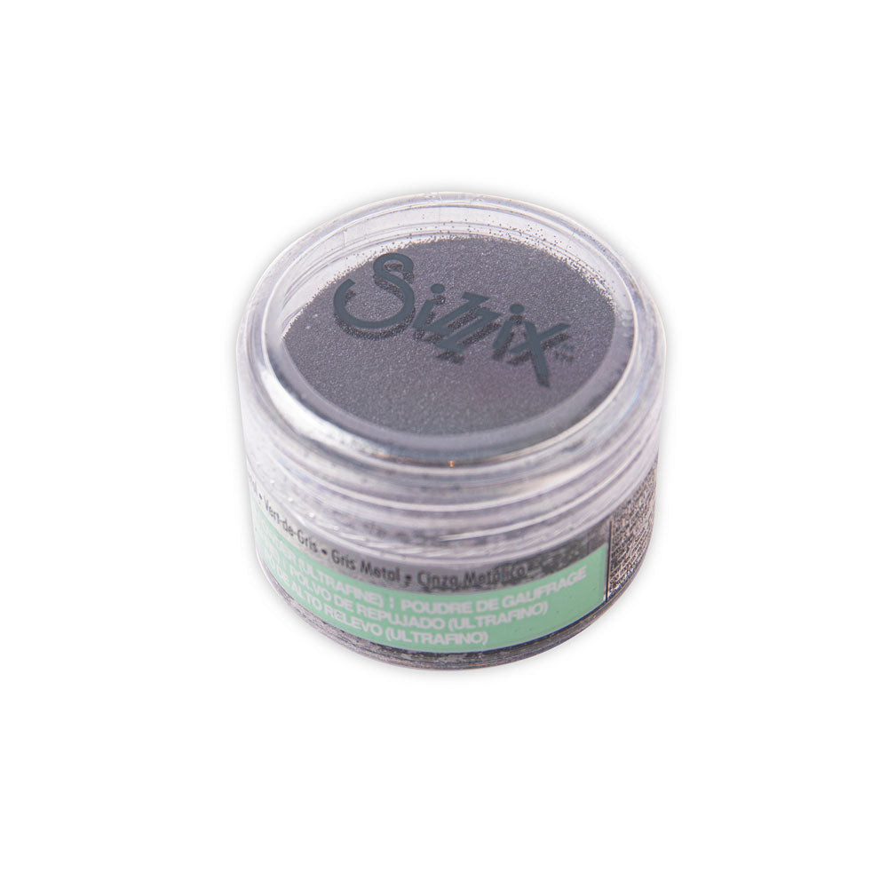 Sizzix Making Essential Embossing Powder, Gunmetal, 12g Sizzix.co.uk