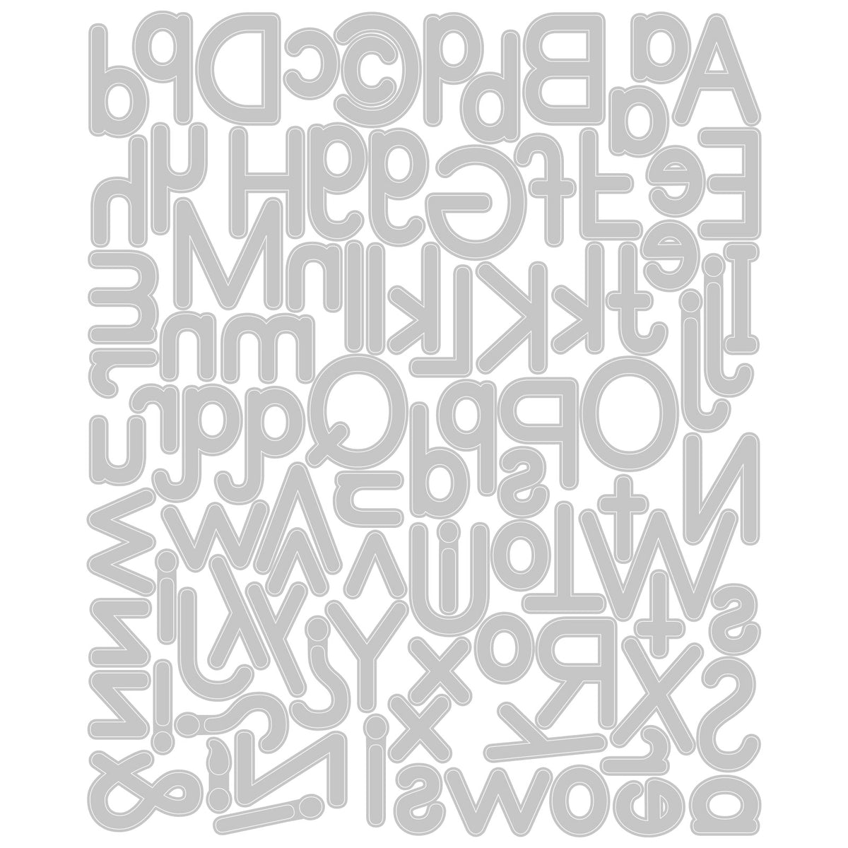 Sizzix アルファベット　ダイ シジックス sizzix アルファベット ダイ classic - メルカリ