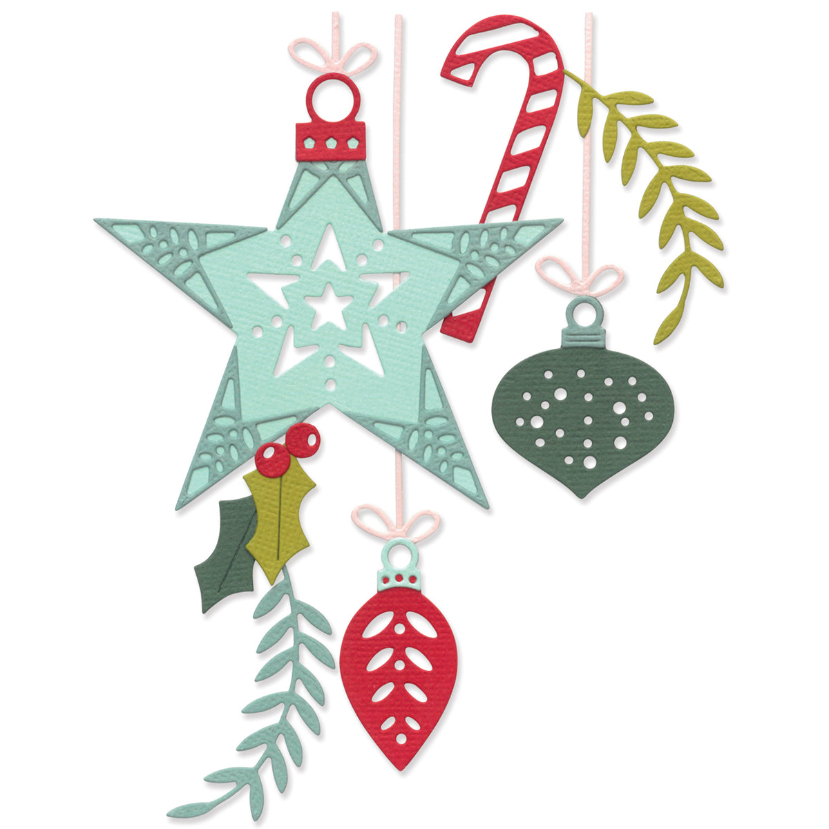 Sizzix Thinlits Set Fustelle 16 Pezzi "C'è Posta" - Olivia Rose - Per Carta E Plastica