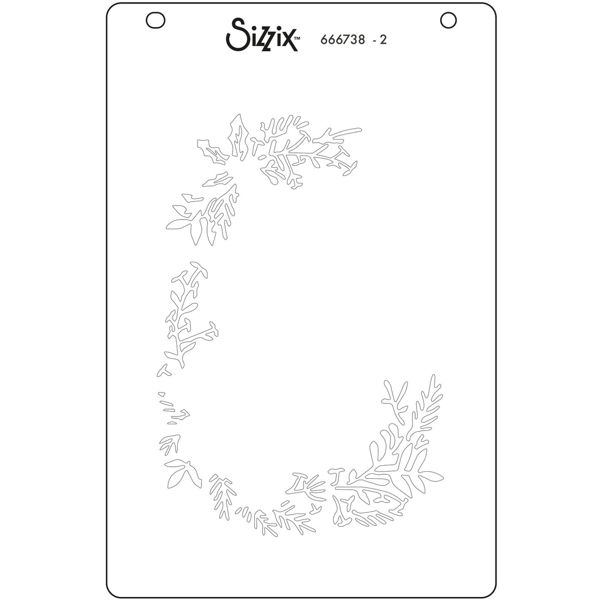Sizzix A6 Layered Stencils 4PK Winter Wishes 3 Sizzix.co.uk