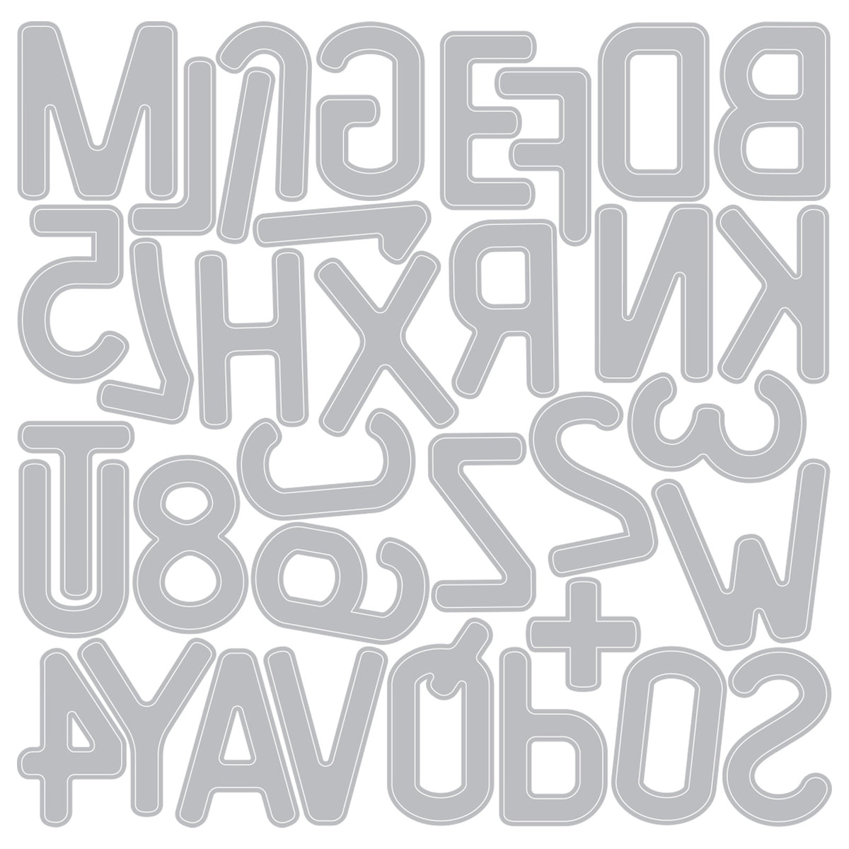 Sizzix 2D Texture Fades Embossing Folder w/35PK Thinlits Set Vault