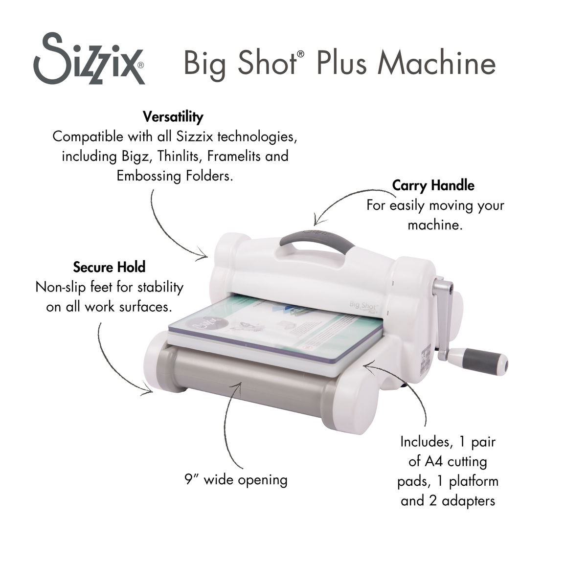 シジックス　ビッグショット　プラス Amazon.co.jp: Sizzix Big Shot Switch Plus (黒) ティム
