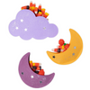 Moon & Cloud treat bags