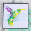 Sizzix Layered Stencils 4PK - Hummingbird