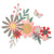 Sizzix Thinlits Die Set 17PK Bold Flora