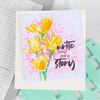Sizzix Clear Stamps Set 5PK Sunnyside Sentiments #2