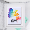 Sizzix Clear Stamps Set 5PK Sunnyside Sentiments #7