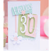 Sizzix Thinlits Die Set 15PK Fabulous Birthday Numbers by Debi Potter