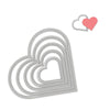 Sizzix Framelits Die Set 6PK Hearts