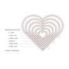 Sizzix Framelits Die Set 6PK Hearts