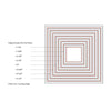 Sizzix Framelits Die Set 8PK Squares