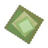 Sizzix Framelits Die Set 6PK Squares, Scallop