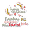 Sizzix Thinlits Die Set 11PK - Hochzeit (Wedding)