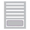 Sizzix Thinlits Die Set 2PK - Stitched Slots by Tim Holtz