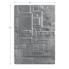 Sizzix 3D Texture Fades Embossing Folder Foundry by Tim Holtz