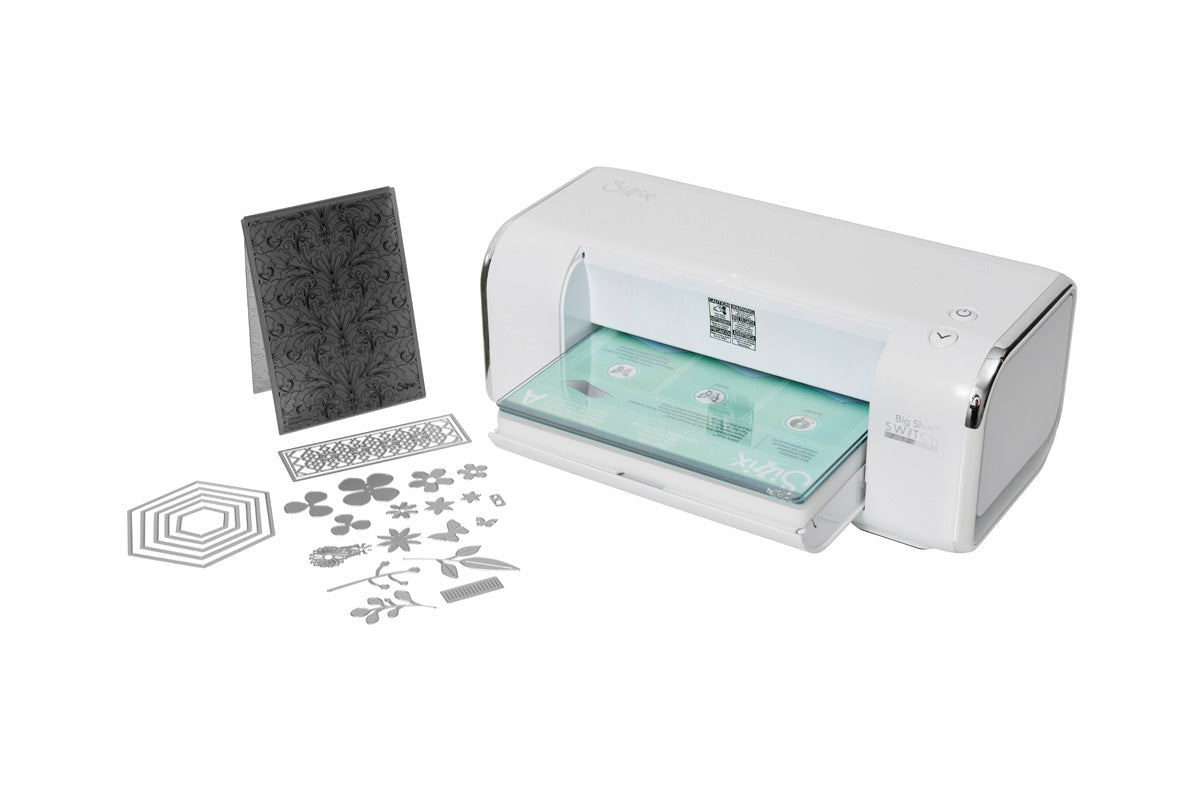 Suiso Bijin Premium & QTTO DOWN セット Sizzix Big Shot Switch Plus Machine & Starter Kit - White – Sizzix