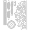 Sizzix Thinlits Die Set 7PK Floral Wrap
