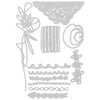 Sizzix Thinlits Die Set 11PK - Media Marks by Tim Holtz