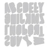 Sizzix Thinlits Die Set 26PK Alphanumeric Shadow Upper by Tim Holtz