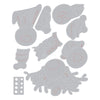 Sizzix Thinlits Die Set 9PK - Winter Critters by Tim Holtz