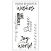Sizzix Clear Stamps Set 5PK - Festive Sentiments #1