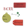 Sizzix Framelits Die Set 5PK w/6PK Stamps - Holly Jolly Christmas