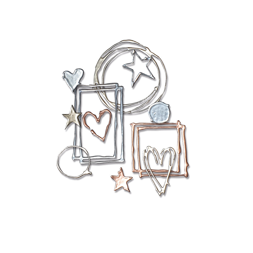Sizzix Thinlits Dies 14/Pkg By Brenda Walton-Whimsy & Delight Sizzix Thinlits Dies 14/Pkg By Brenda Walton-Whimsy & Delight