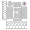Sizzix Thinlits Die Set 8PK - Confetti Pocket
