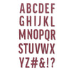 Sizzix Thinlits Die Set 30PK - Bold Alphabet