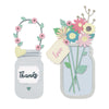Sizzix Thinlits Die Set 17PK Jar of Flowers