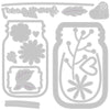 Sizzix Thinlits Die Set 17PK Jar of Flowers
