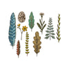 Sizzix Thinlits Die Set 10PK Funky Nature by Tim Holtz