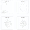 Sizzix Layered Stencils 4PK - Painted Flower