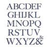 Sizzix Thinlits Die Set 28PK - Serif Alphabet