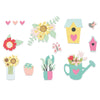 Sizzix Thinlits Die Set 5PK Floral Garden