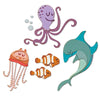 Sizzix Thinlits Die Set 18PK Under the Sea #1, Colorize by Tim Holtz