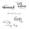 Sizzix Clear Stamps Set 5PK Sunnyside Sentiments #5