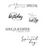 Sizzix Clear Stamps Set 5PK Sunnyside Sentiments #6