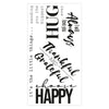 Sizzix Clear Stamps Set 5PK Sunnyside Sentiments #7