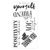 Sizzix Clear Stamps Set 5PK Sunnyside Sentiments #8
