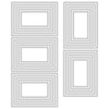 Sizzix Thinlits Die Set 25PK - Stacked Tiles, Rectangles by Tim Holtz