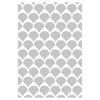Sizzix Multi-Level Textured Impressions Embossing Folder - Fan Tiles