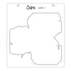 Sizzix Layered Stencils 4PK Painted Peonies