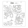 Sizzix Layered Stencils 4PK Painted Peonies