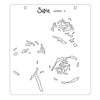 Sizzix Layered Stencils 4PK Painted Peonies