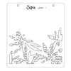 Sizzix Layered Stencils 4PK Wildflower Border