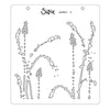 Sizzix Layered Stencils 4PK Wildflower Border
