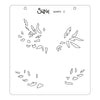 Sizzix Layered Stencils 4PK Floral Layered Borders